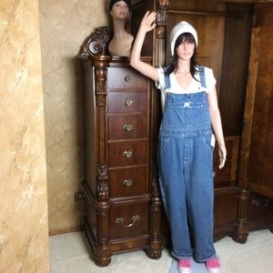 New-Vintage Calvin Klein Bib Overalls NWT Size L